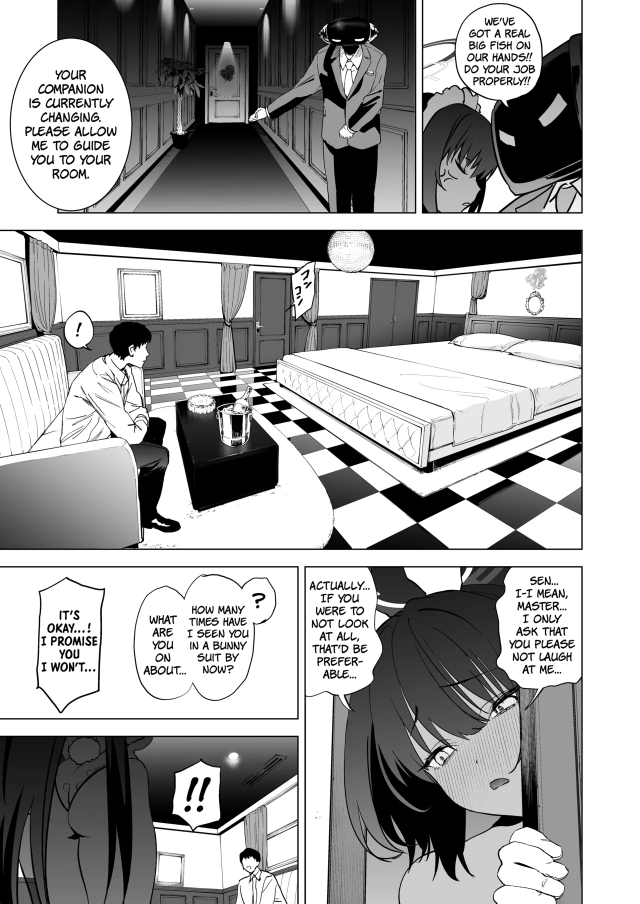 Karin's Ass In The Transparent Bunny Suit page 6