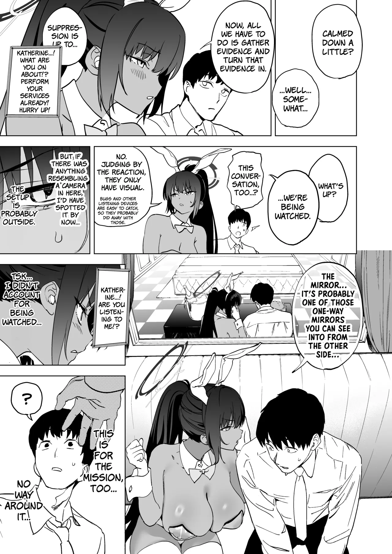 Karin's Ass In The Transparent Bunny Suit page 8