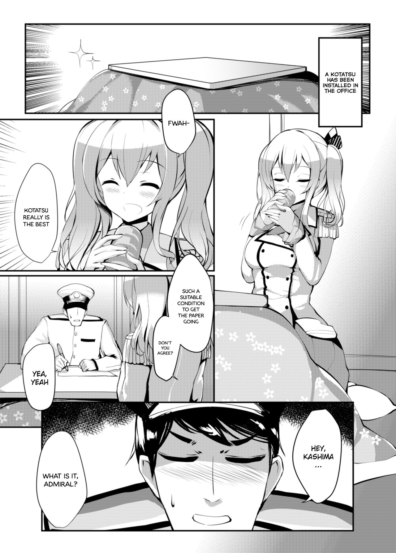 Kashima in the Kotatsu+ page 3