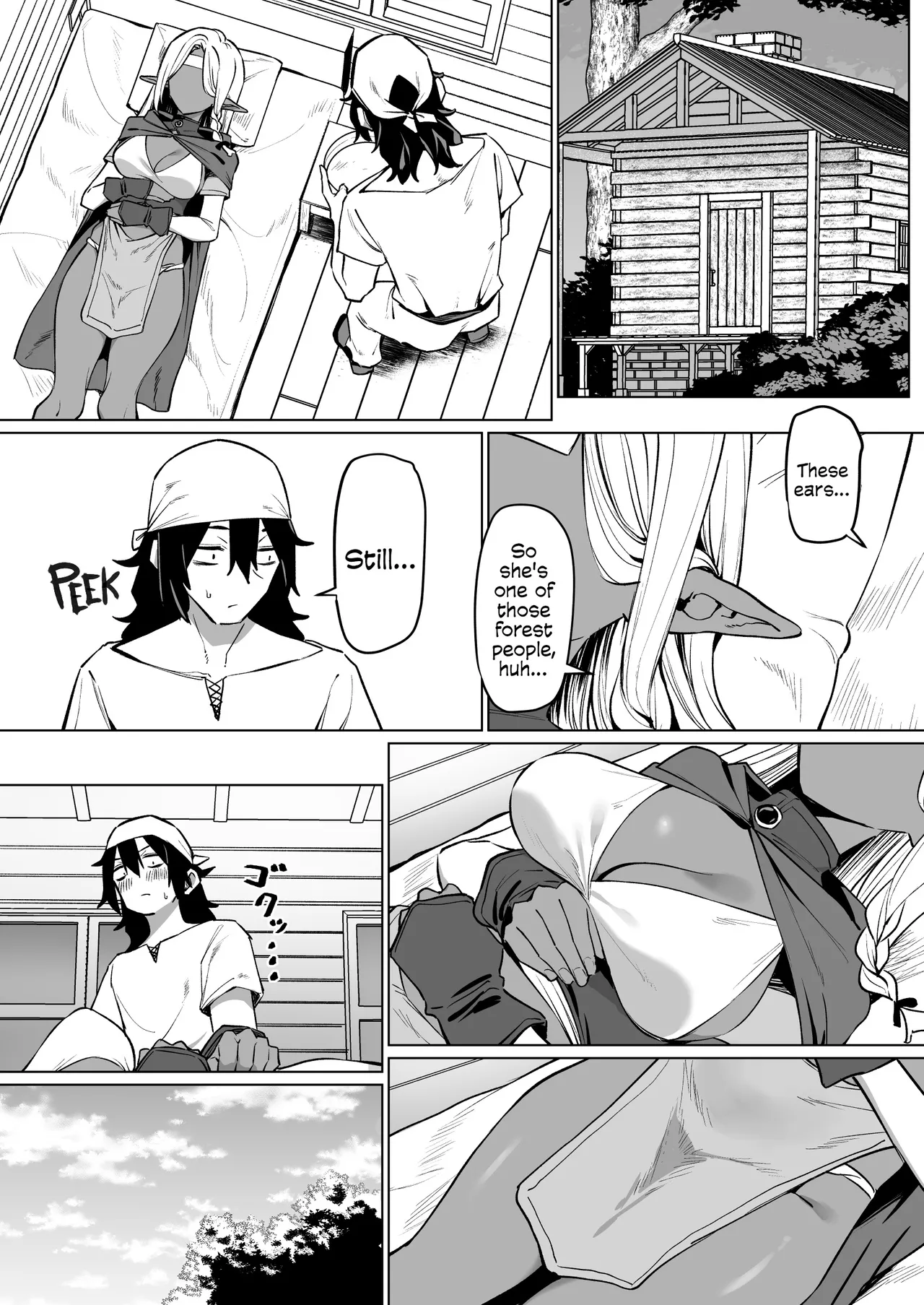 Kasshoku Elf o Tasuketara Ongaeshi Sareta Hanashi page 2