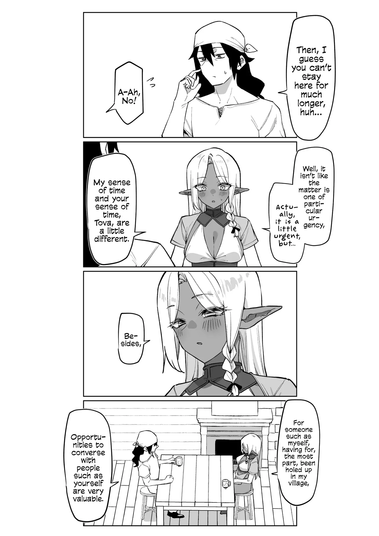 Kasshoku Elf o Tasuketara Ongaeshi Sareta Hanashi page 28