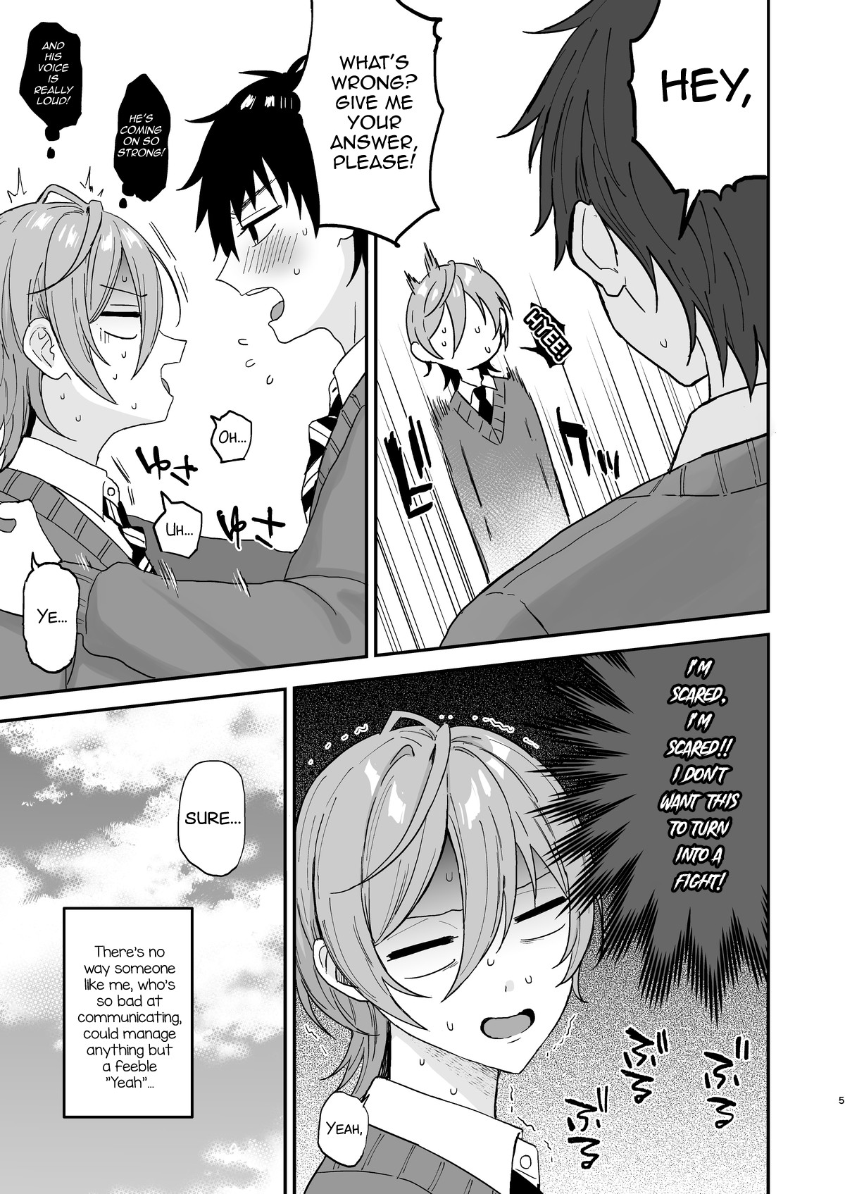Kawaii ni Yowai Inkya Danshi ga Mesu Ochi suru made Zenpen page 4