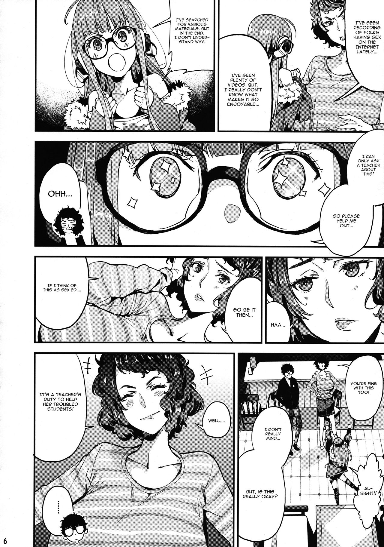 Kawakami Sensei to Futaba no Himitsu Kojin Jugyou page 6