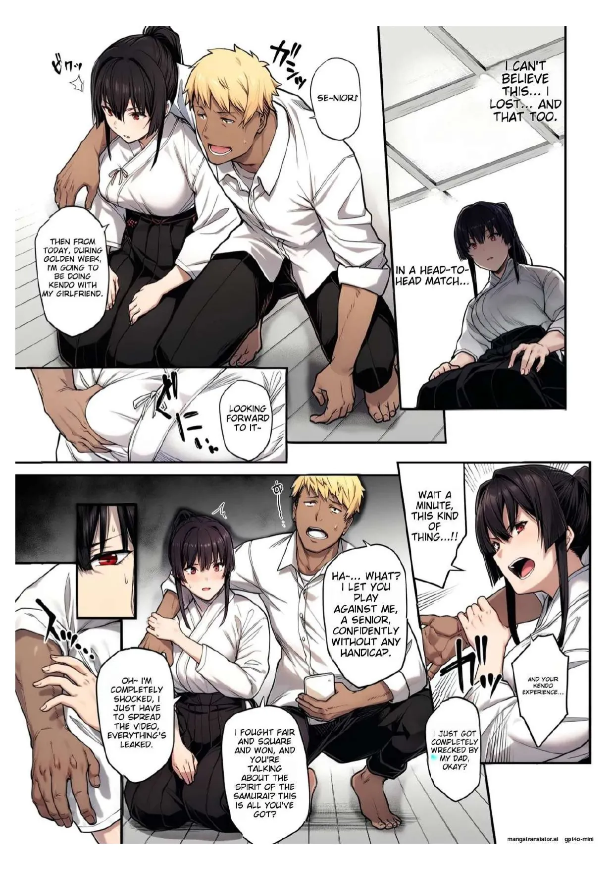Kendoubu Shushou de Osananajimi no Bijin de Tsuyoi Boku no Kanojo ga, Charao ni Assari Otosareru Wake ga Nai page 19