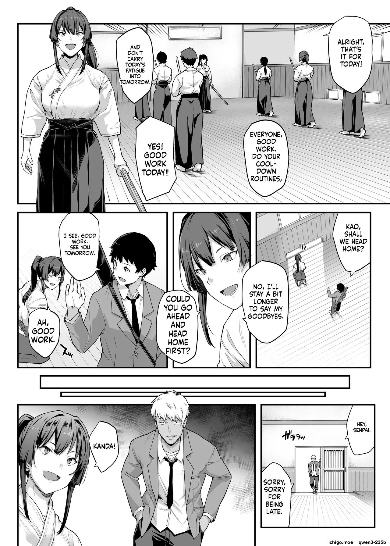 Kendoubu Shushou de Osananajimi no Bijin de Tsuyoi Boku no Kanojo ga, Charao ni Assari Otosareru Wake ga Nai page 14