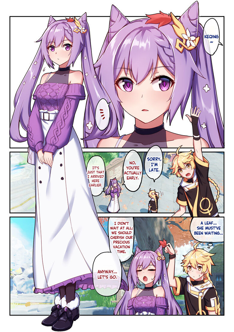 Keqing's Date With The Traveler page 1