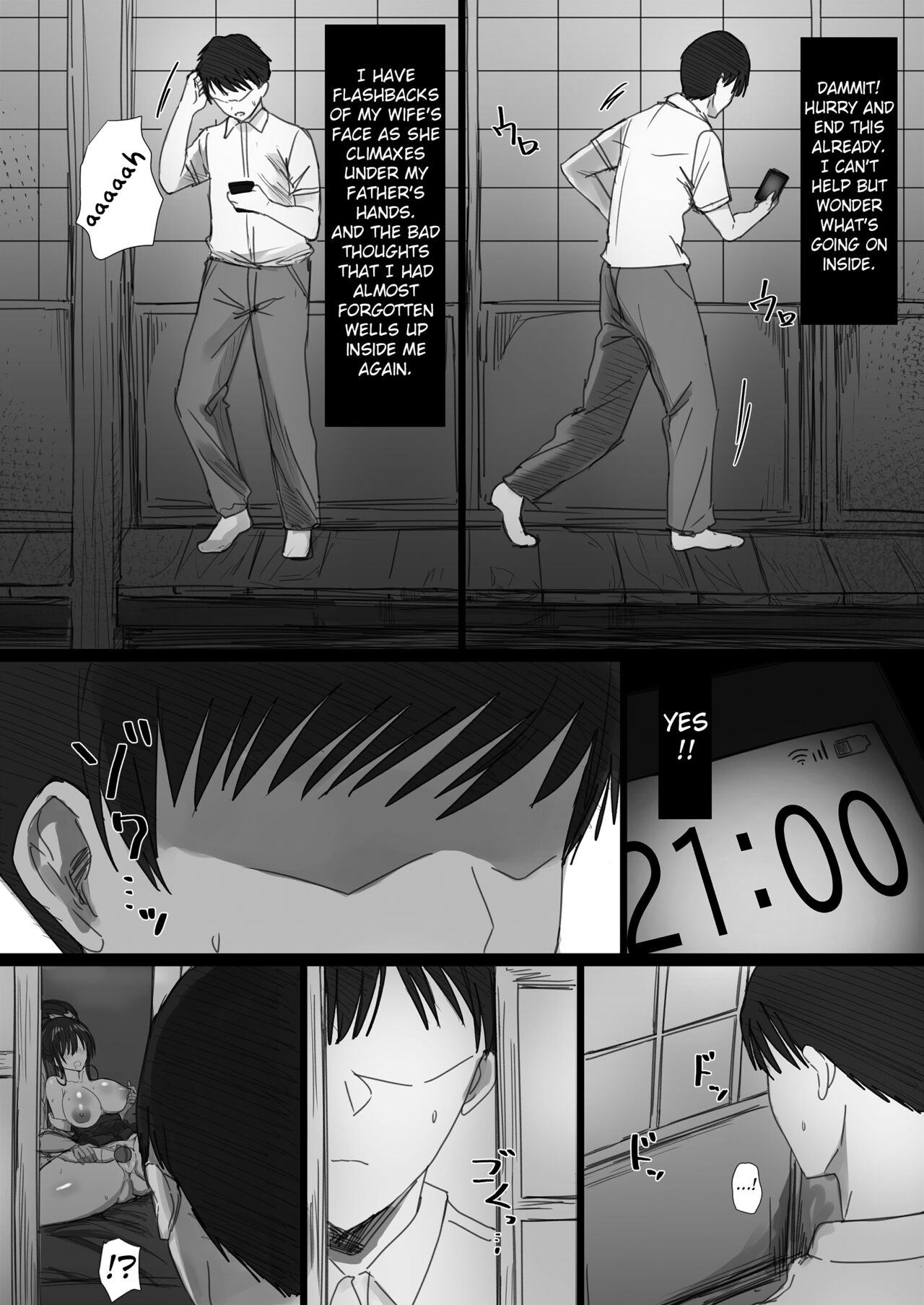 Ki ga Tsuyoi Seiso na Hitozuma Reijou ga Netorareru made no Ichibu Shijuu II page 40