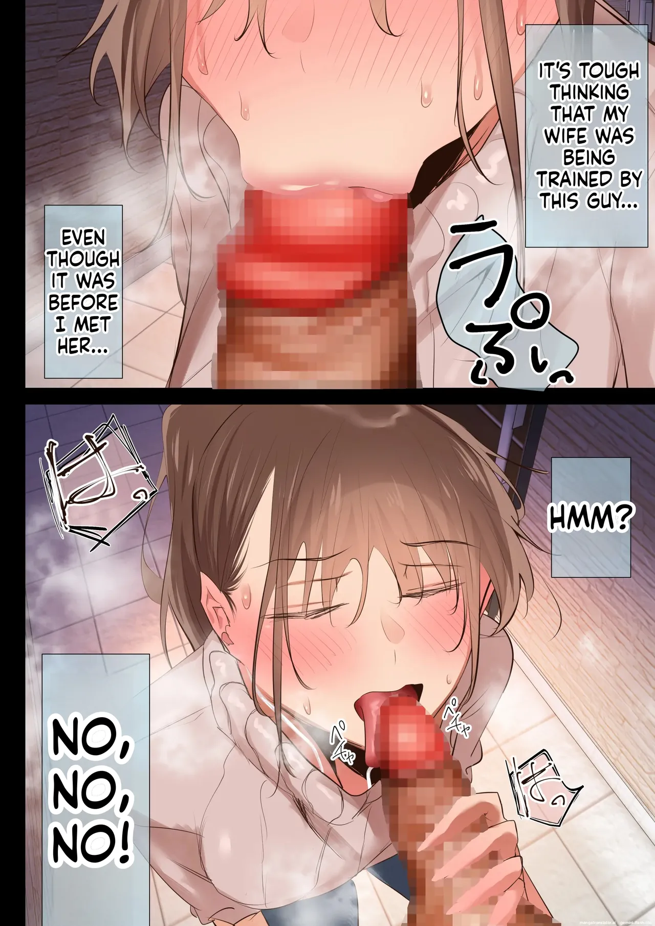 Ki ga tsuyokute zako manko na tsuma wa dareka no osagari page 39