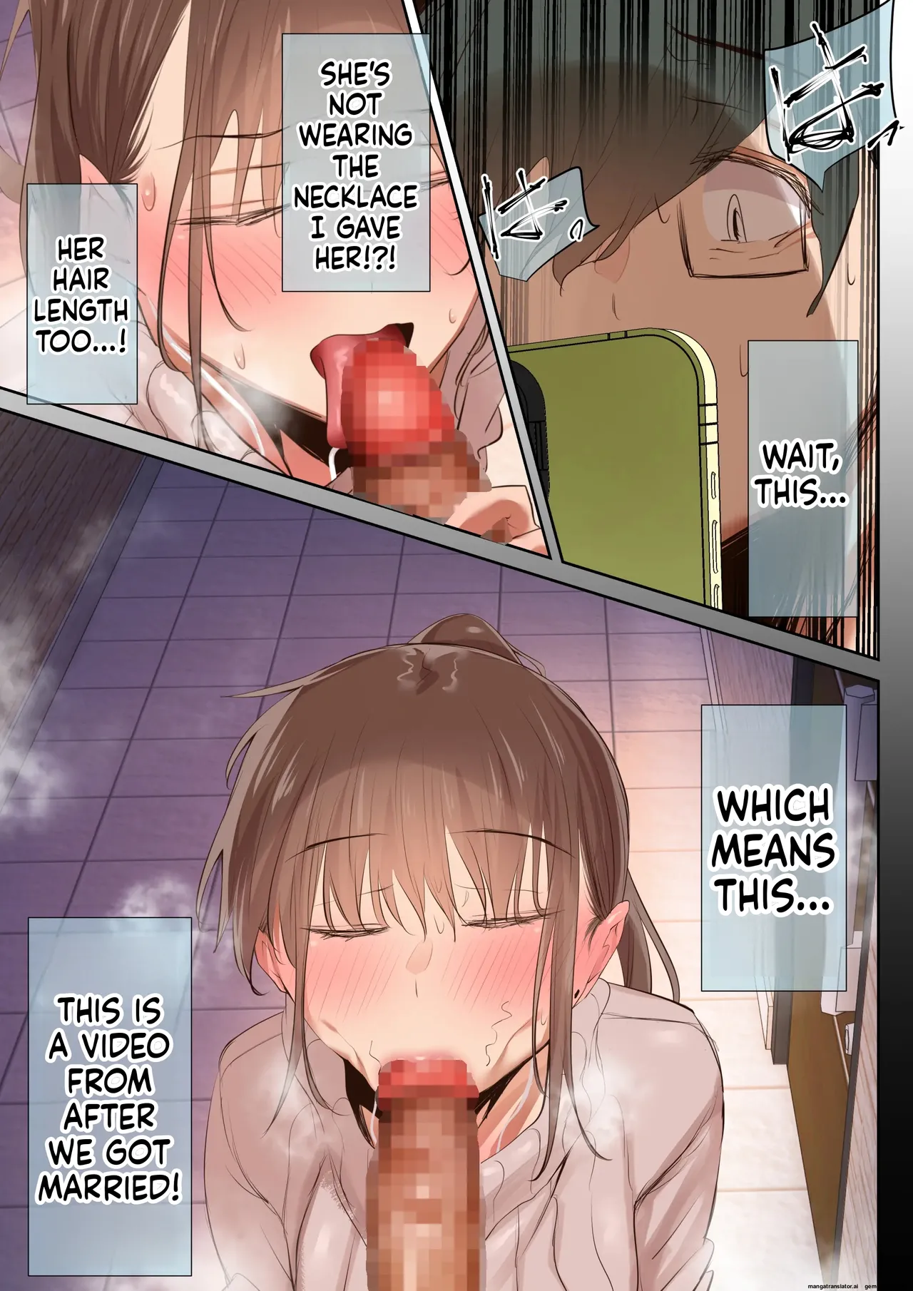 Ki ga tsuyokute zako manko na tsuma wa dareka no osagari page 40