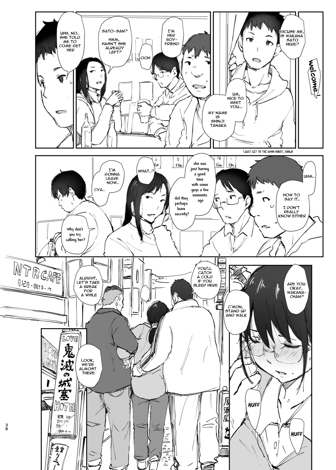 Kimi no Kanojo Yokatta yo. Meganekko NTR Tanpenshuu page 38