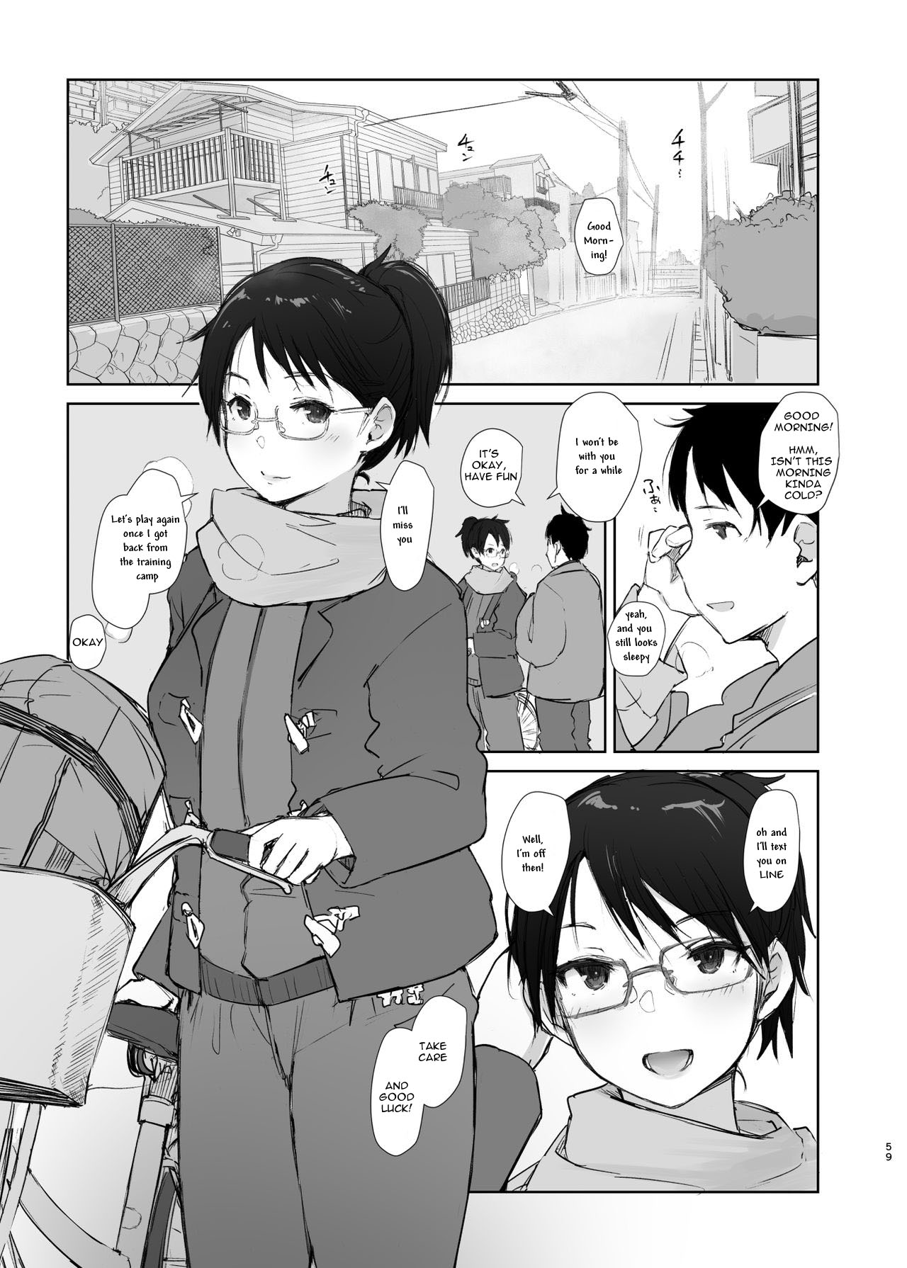 Kimi no Kanojo Yokatta yo. Meganekko NTR Tanpenshuu page 59