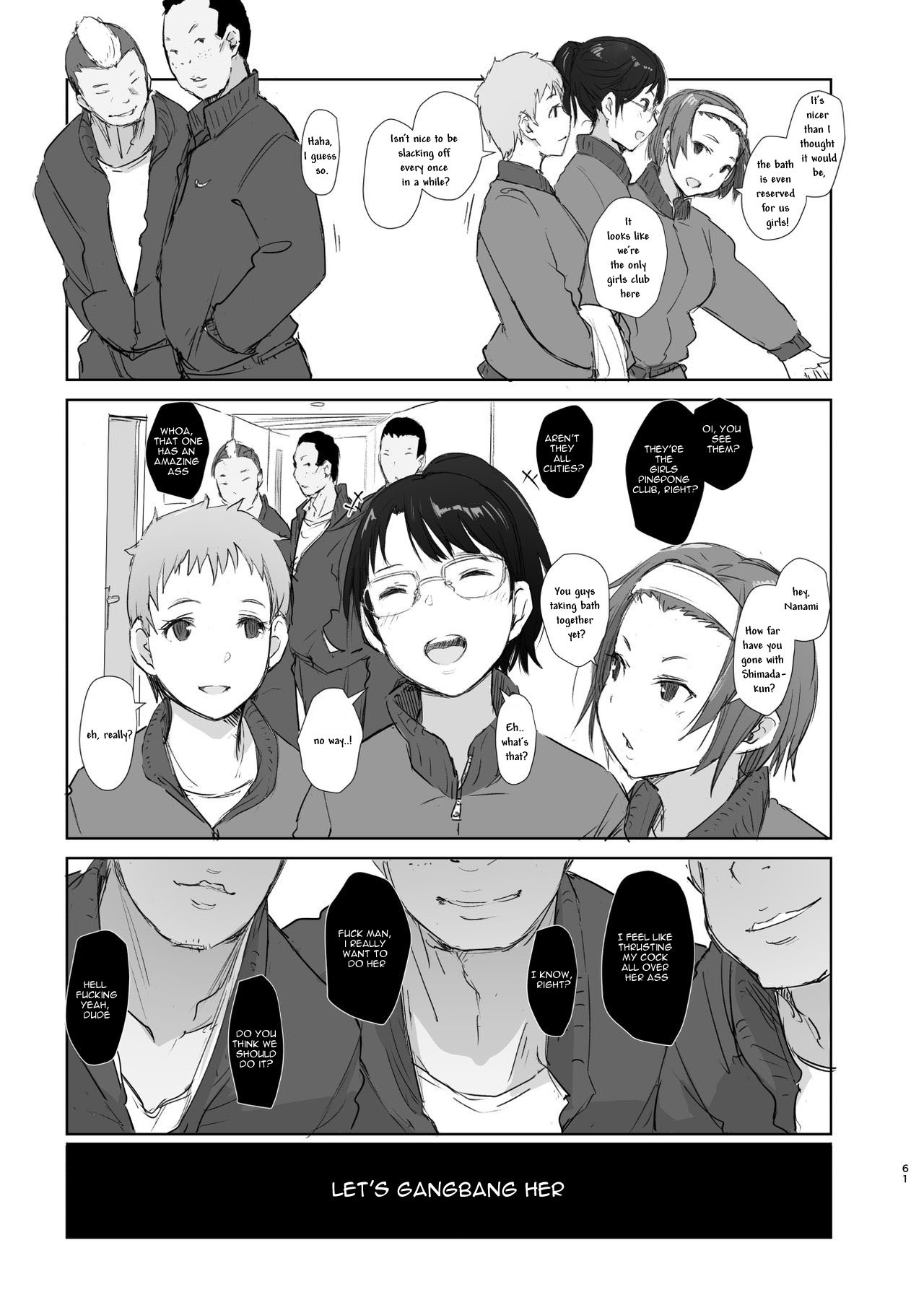 Kimi no Kanojo Yokatta yo. Meganekko NTR Tanpenshuu page 61