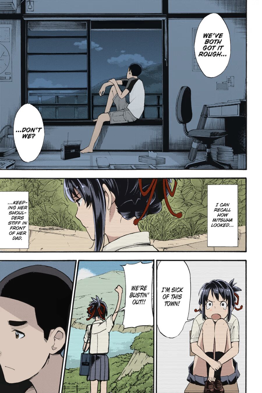 Kimi no Na wa. - & and & - Mitsuha Miyamziu & Teshigawara Katsuhiko page 30