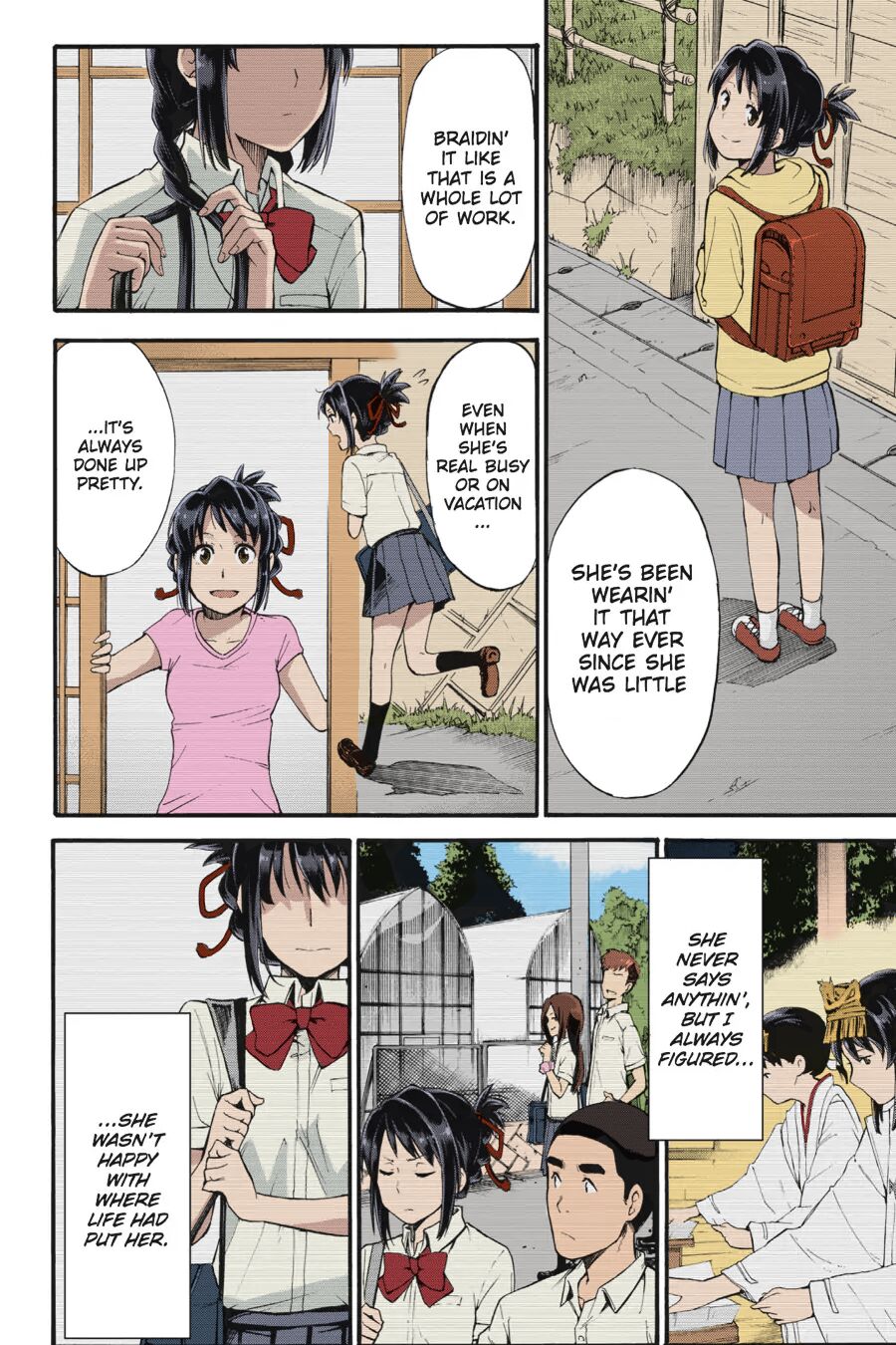 Kimi no Na wa. - & and & - Mitsuha Miyamziu & Teshigawara Katsuhiko page 31