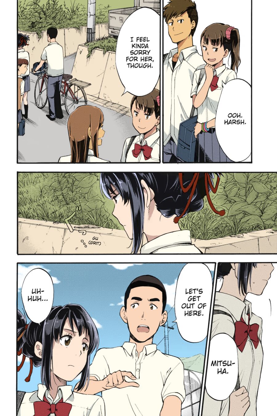 Kimi no Na wa. - & and & - Mitsuha Miyamziu & Teshigawara Katsuhiko page 32