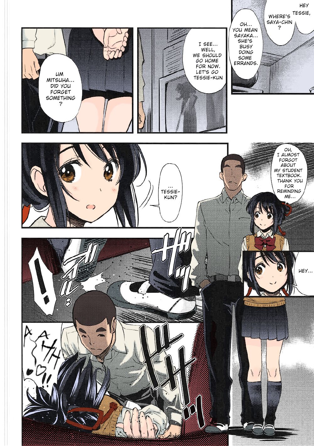Kimi no Na wa. - & and & - Mitsuha Miyamziu & Teshigawara Katsuhiko page 44