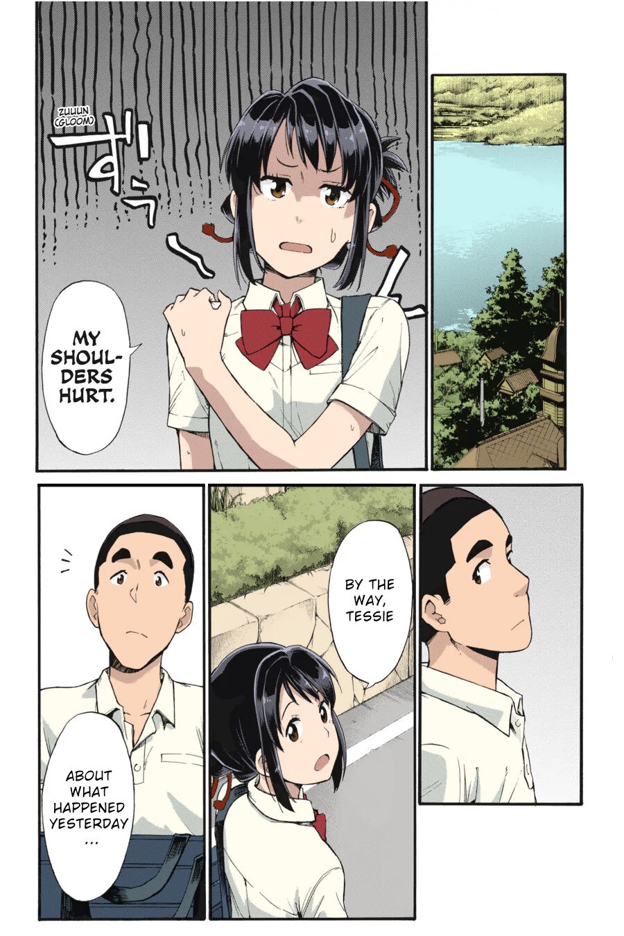 Kimi no Na wa. - & and & - Mitsuha Miyamziu & Teshigawara Katsuhiko page 52