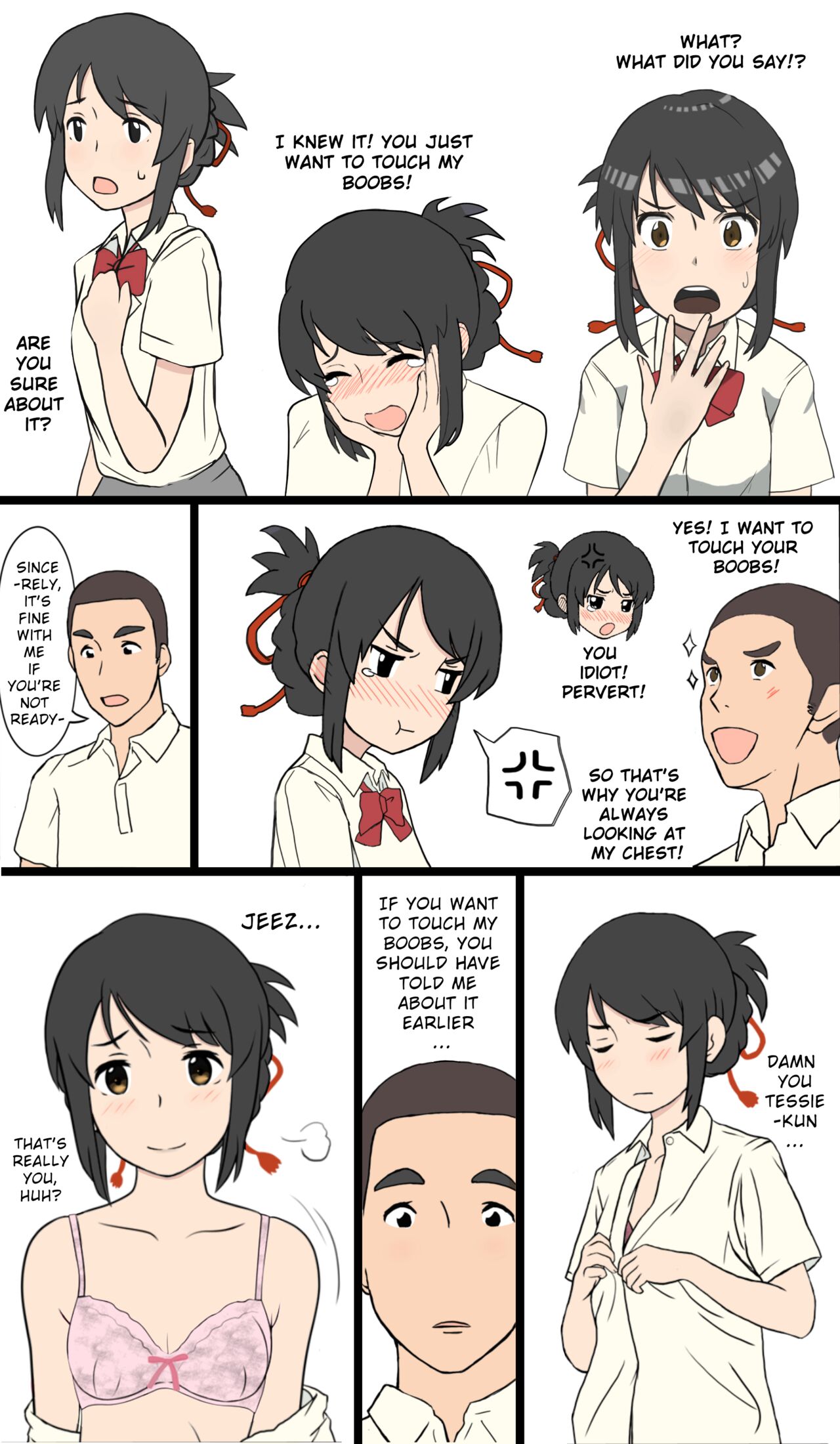 Kimi no Na wa. - & and & - Mitsuha Miyamziu & Teshigawara Katsuhiko page 59