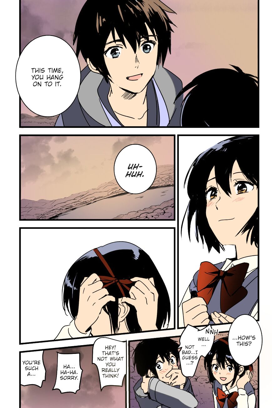 Kimi no Na wa. - & and & - Mitsuha Miyamziu & Teshigawara Katsuhiko page 84