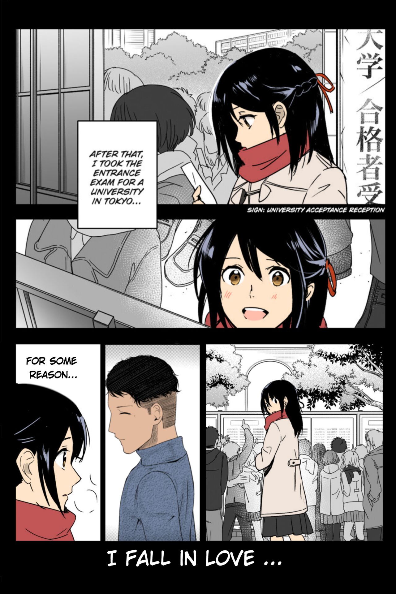 Kimi no Na wa. - & and & - Mitsuha Miyamziu & Teshigawara Katsuhiko page 96