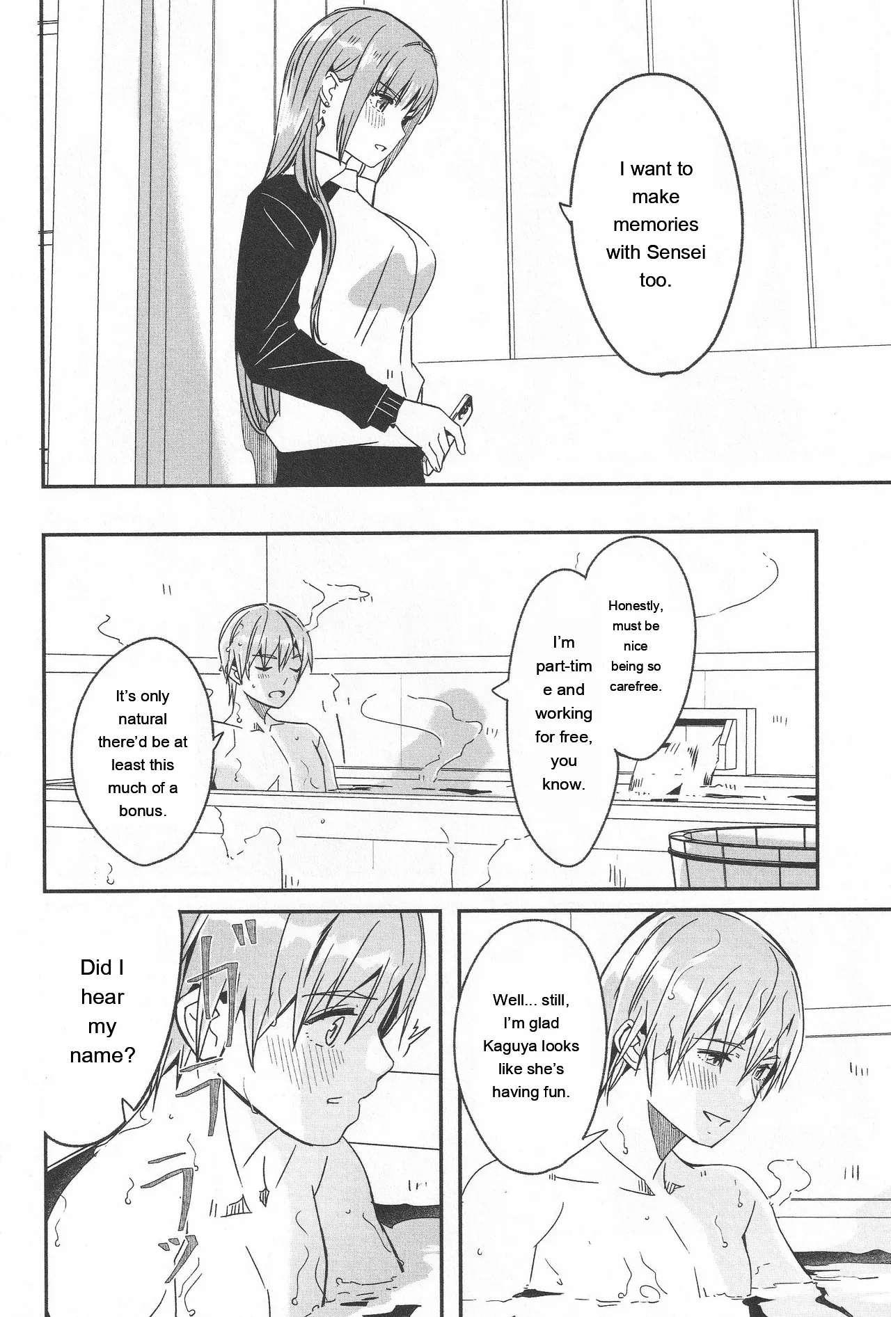 Kimi wa Kagayaku Tsukihana no You ni - Like a luminous moonflower, You Enrapture My Heart. + Melonbooks Tokuten Sensei wa Yappari JK to Yaritai page 124