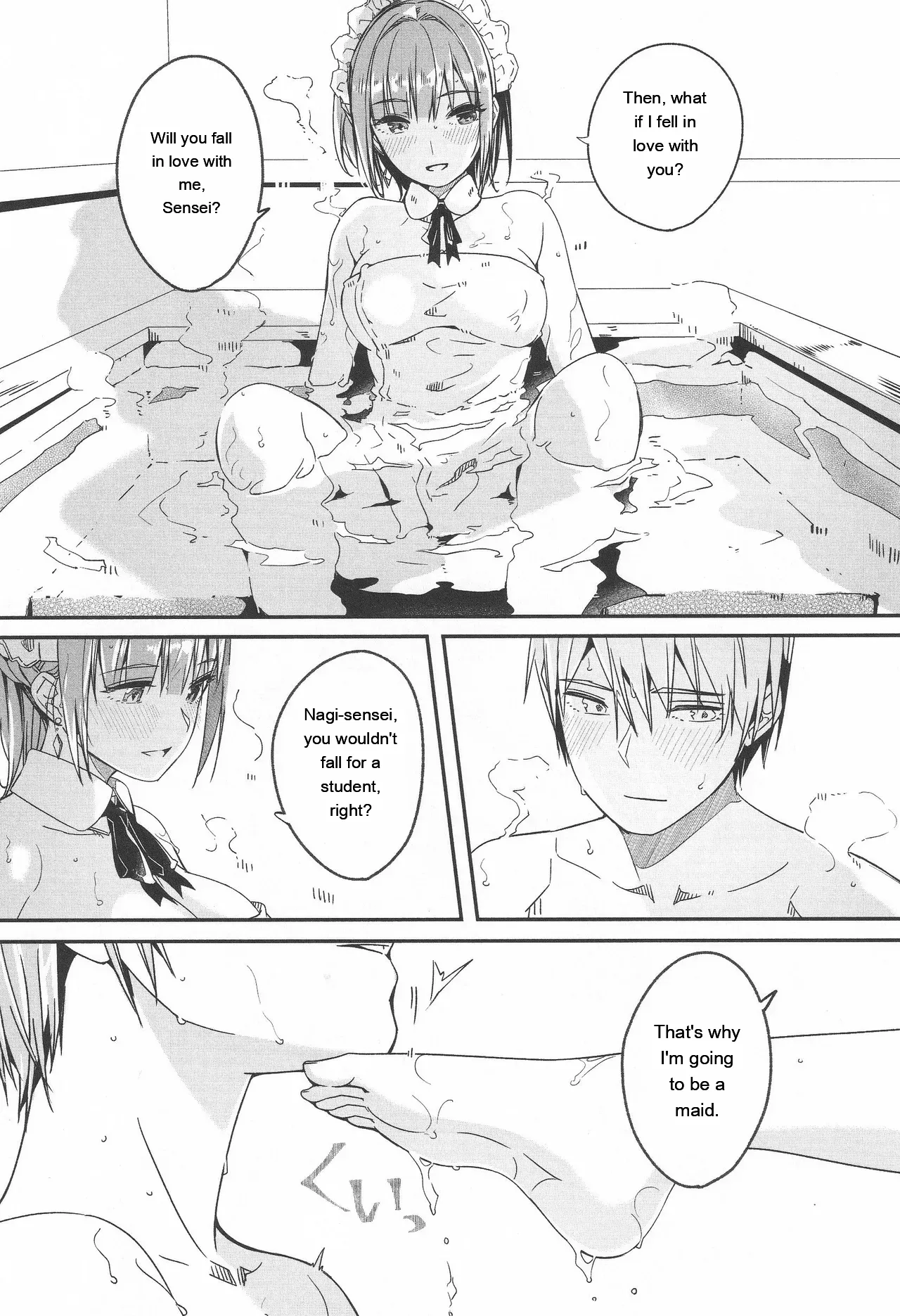 Kimi wa Kagayaku Tsukihana no You ni - Like a luminous moonflower, You Enrapture My Heart. + Melonbooks Tokuten Sensei wa Yappari JK to Yaritai page 127