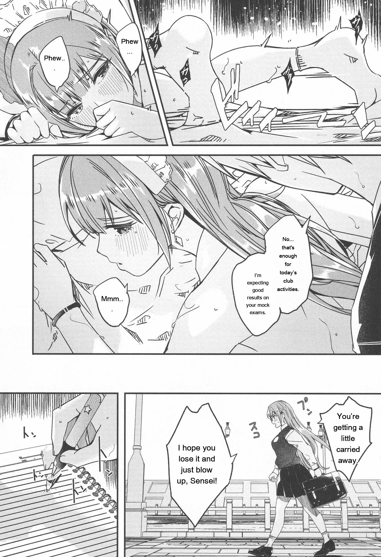 Kimi wa Kagayaku Tsukihana no You ni - Like a luminous moonflower, You Enrapture My Heart. + Melonbooks Tokuten Sensei wa Yappari JK to Yaritai page 171