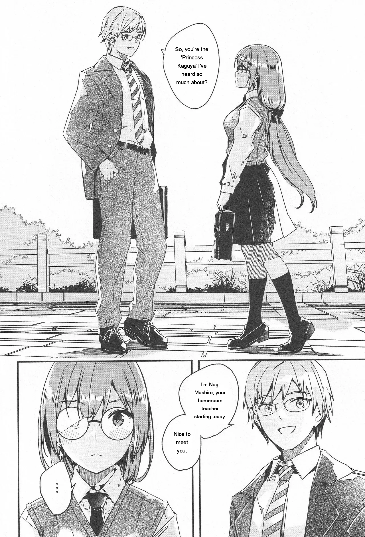 Kimi wa Kagayaku Tsukihana no You ni - Like a luminous moonflower, You Enrapture My Heart. + Melonbooks Tokuten Sensei wa Yappari JK to Yaritai page 8