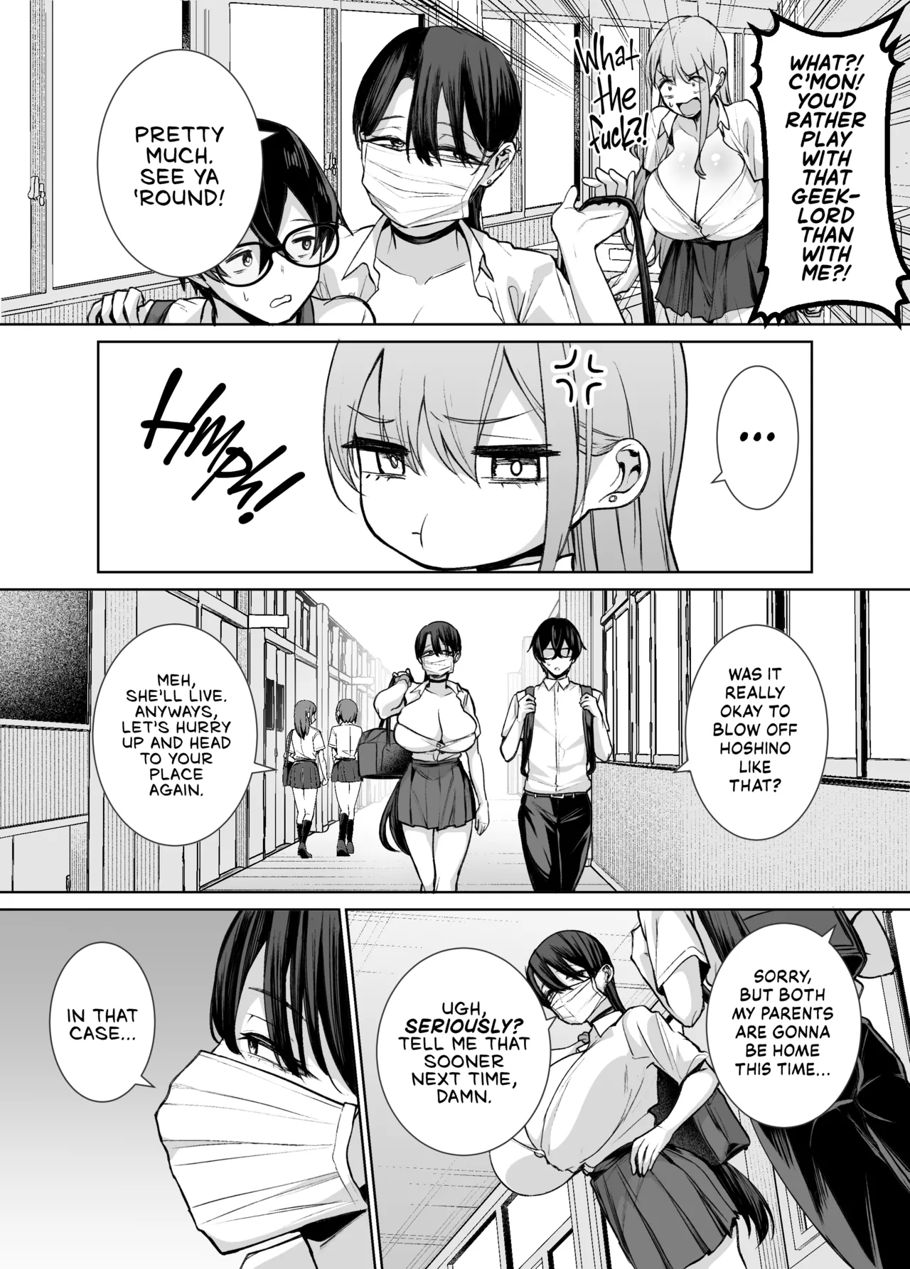 Kind Gyaru x Nerdy Otaku: This Bitch Even Let a Geek Like Me Creampie Her Slutty Pussy! 2 page 13