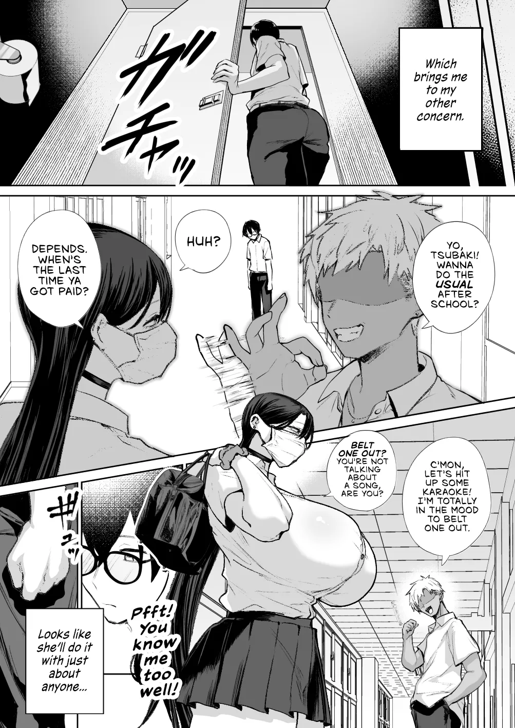 Kind Gyaru x Nerdy Otaku: This Bitch Even Let a Geek Like Me Creampie Her Slutty Pussy! page 6