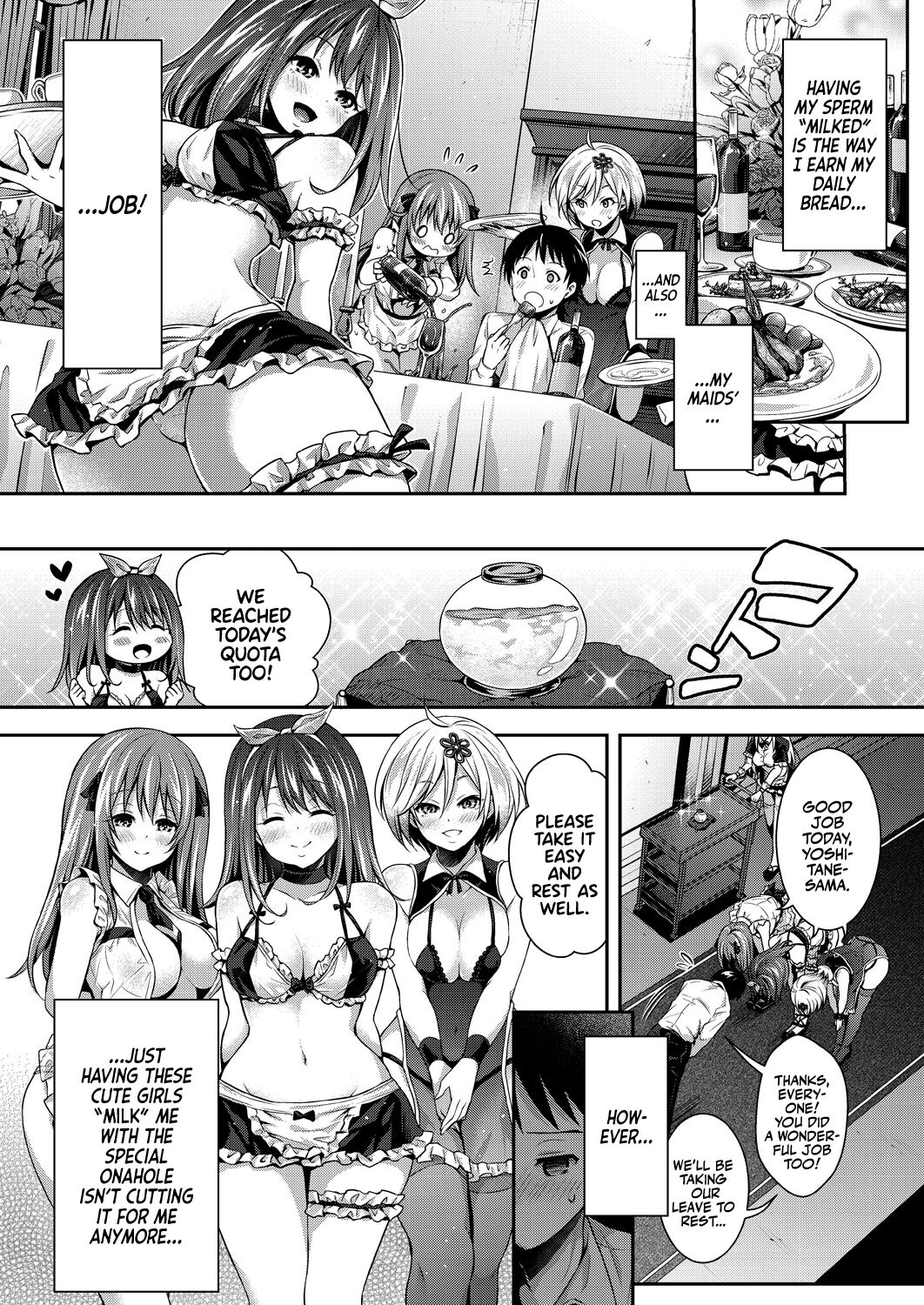 Kinky Sex with My Maid Harem page 12