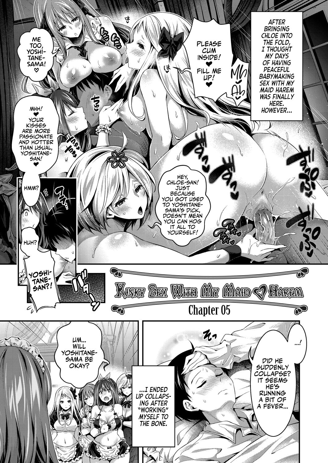 Kinky Sex with My Maid Harem page 122
