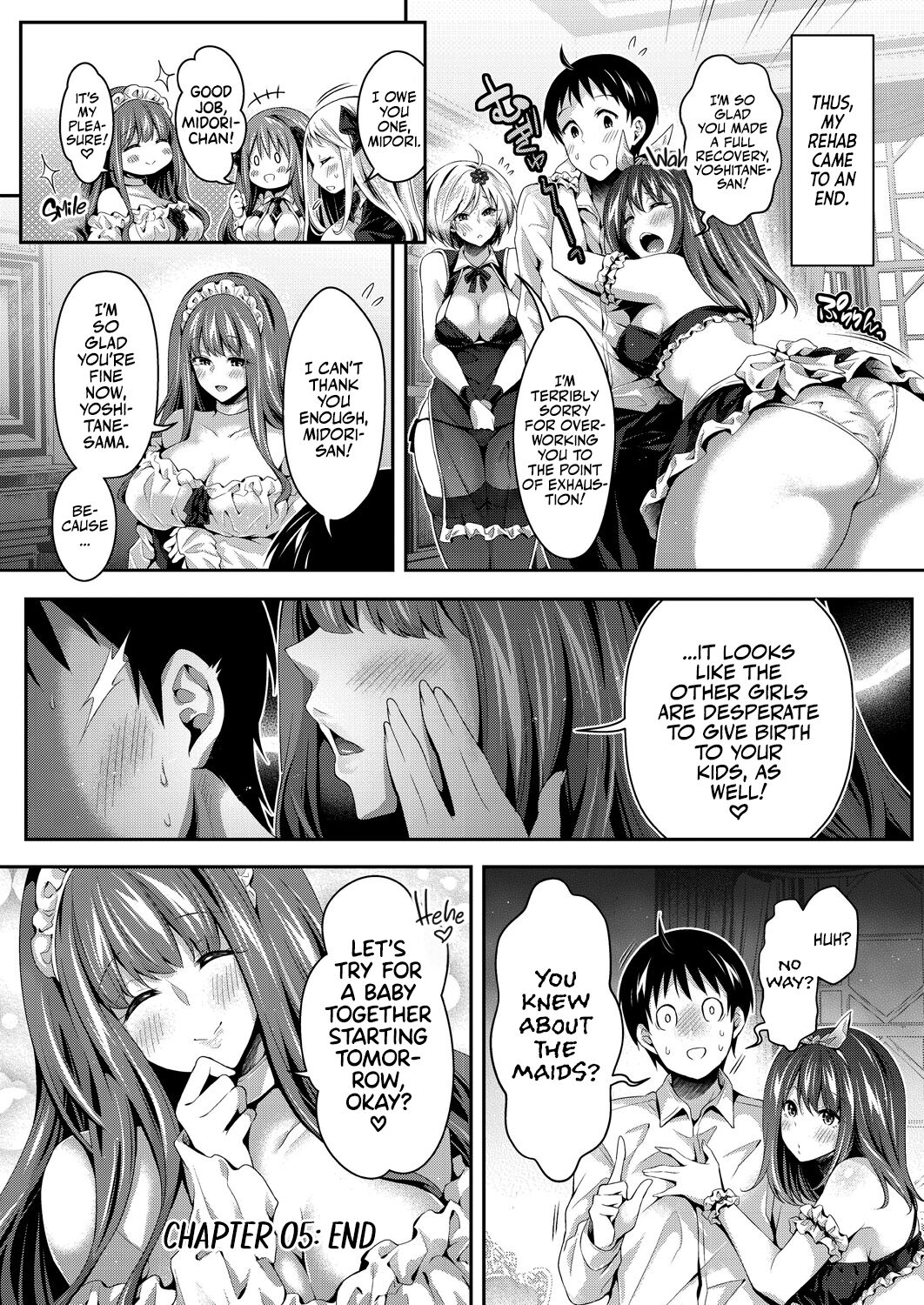 Kinky Sex with My Maid Harem page 145
