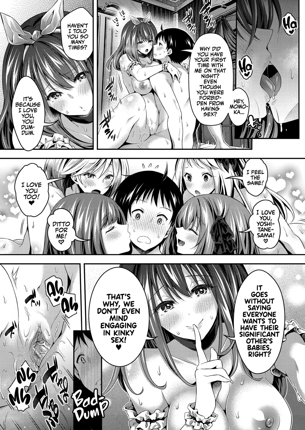 Kinky Sex with My Maid Harem page 174