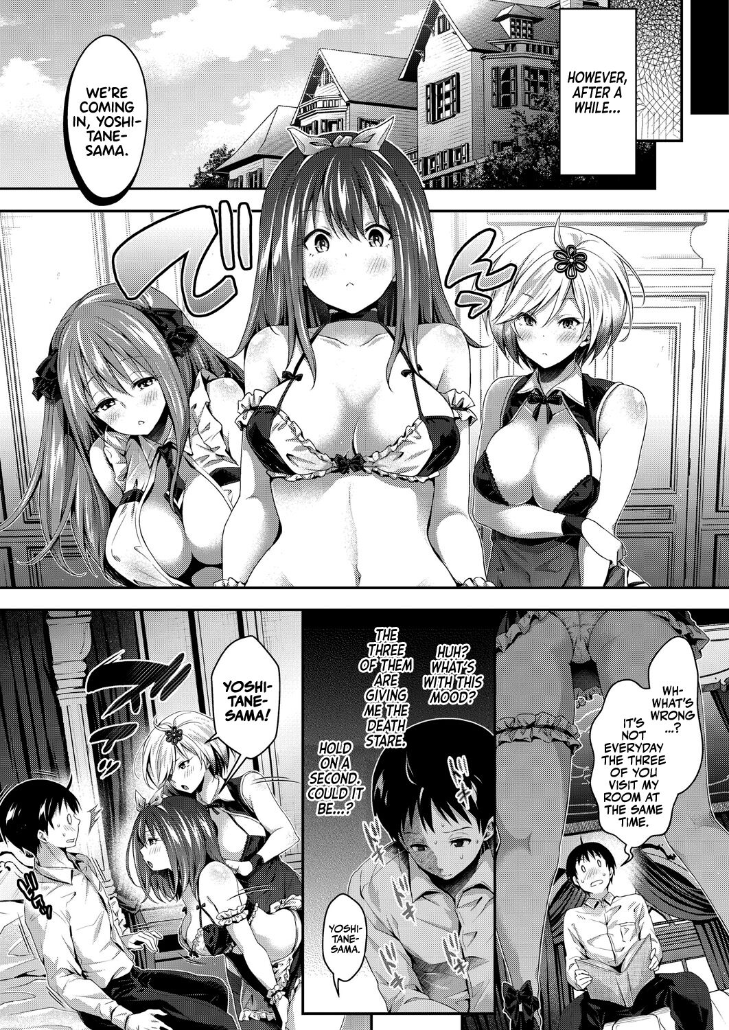 Kinky Sex with My Maid Harem page 71