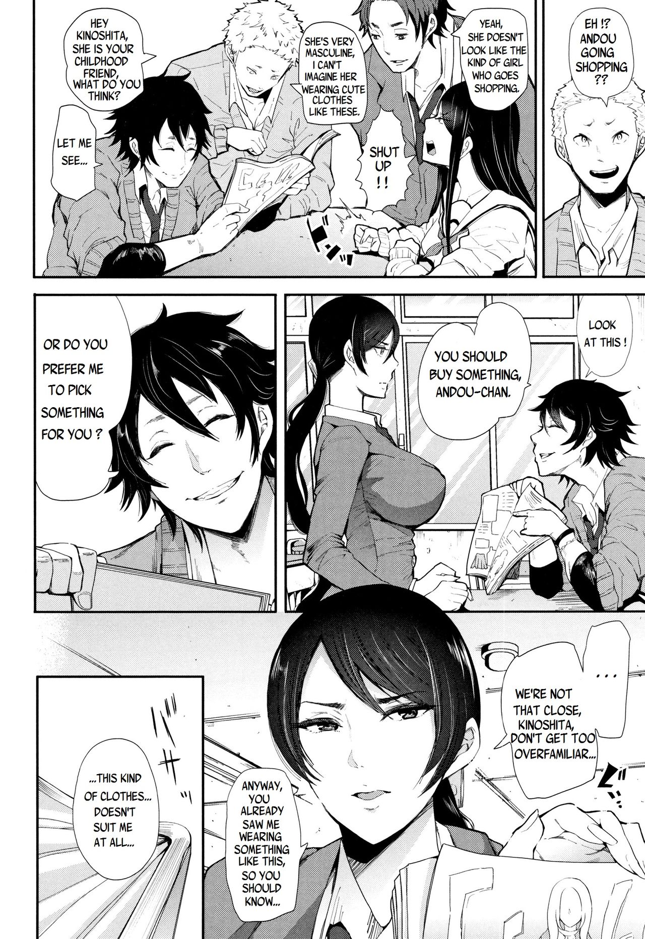 Kinoshita-kun x Andou-chan Ch. 1-2 + Extra page 2