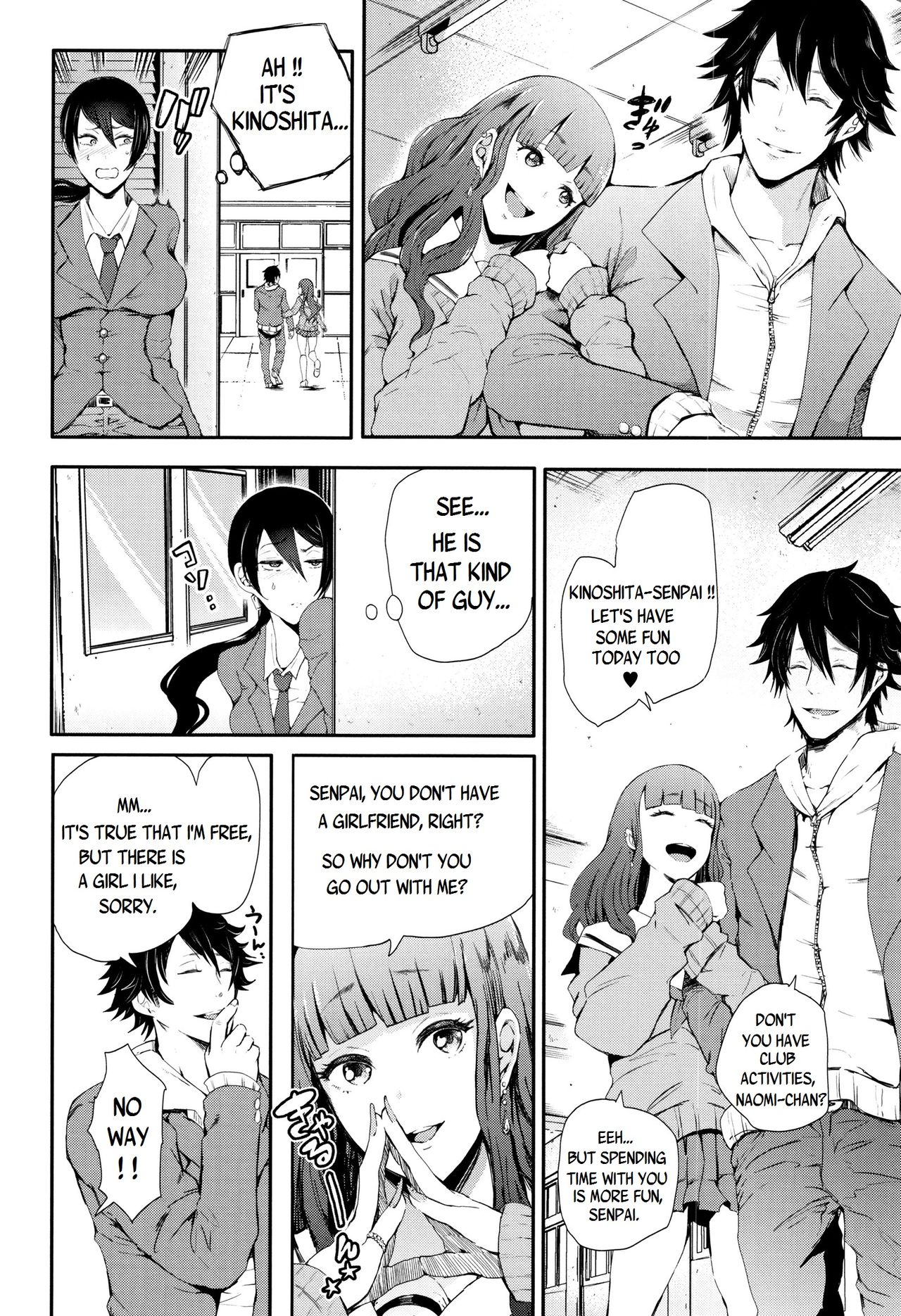 Kinoshita-kun x Andou-chan Ch. 1-2 + Extra page 36