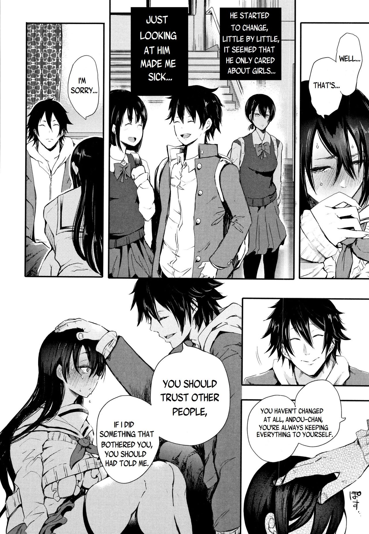 Kinoshita-kun x Andou-chan Ch. 1-2 + Extra page 66