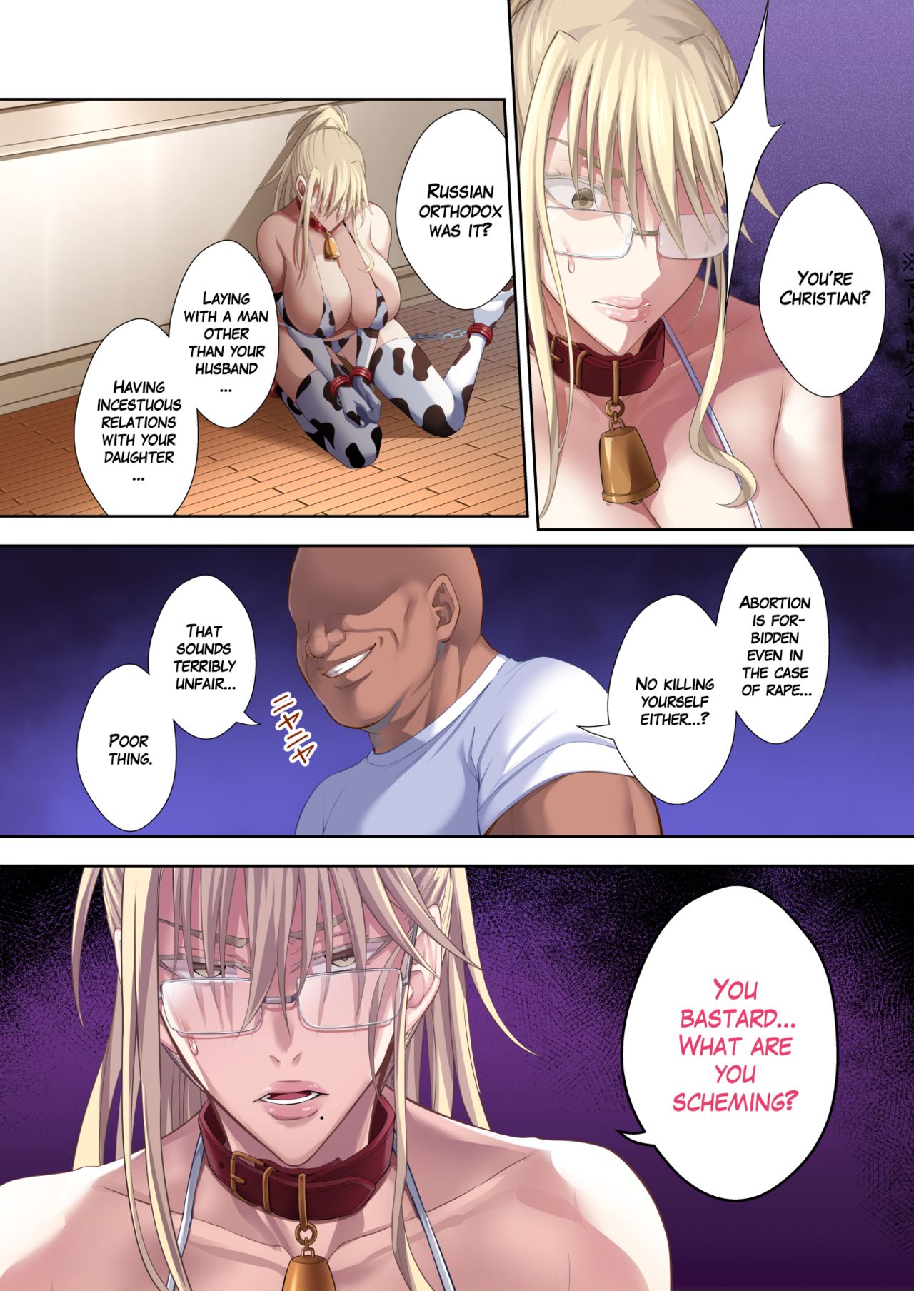 Kinpatsu Bakunyuu no Russia Hitoduma Gakuenchou Koudou Maria ga Ochirumade page 34