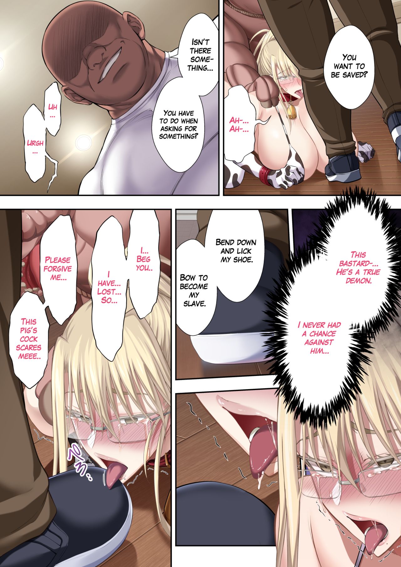 Kinpatsu Bakunyuu no Russia Hitoduma Gakuenchou Koudou Maria ga Ochirumade page 47