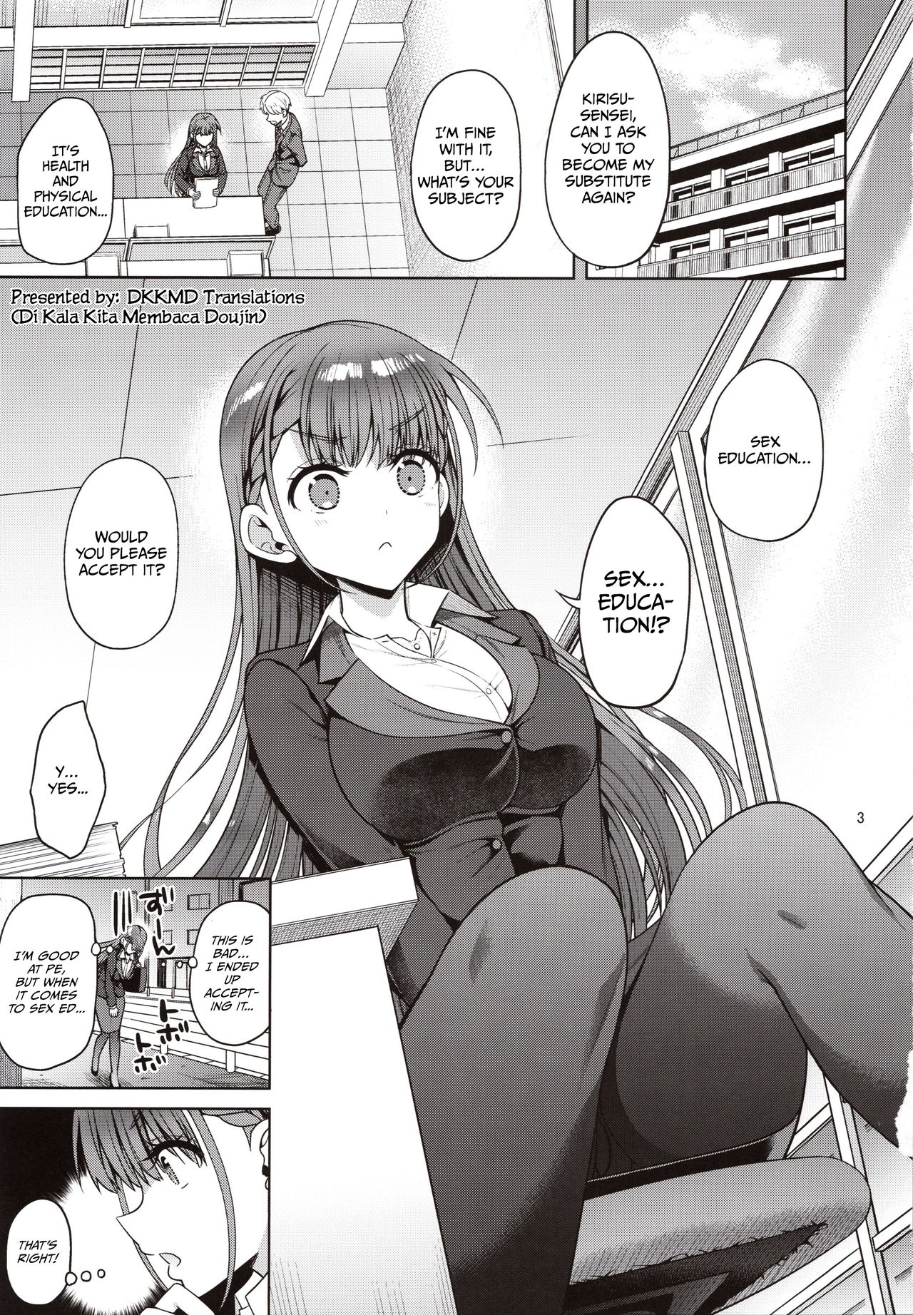 Kirisu-sensei is Teaching Health and Physical Education page 2