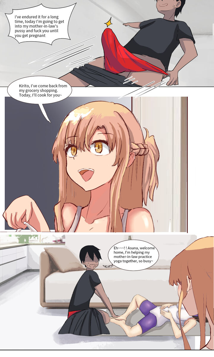 Kirito and Asuna's mother page 28