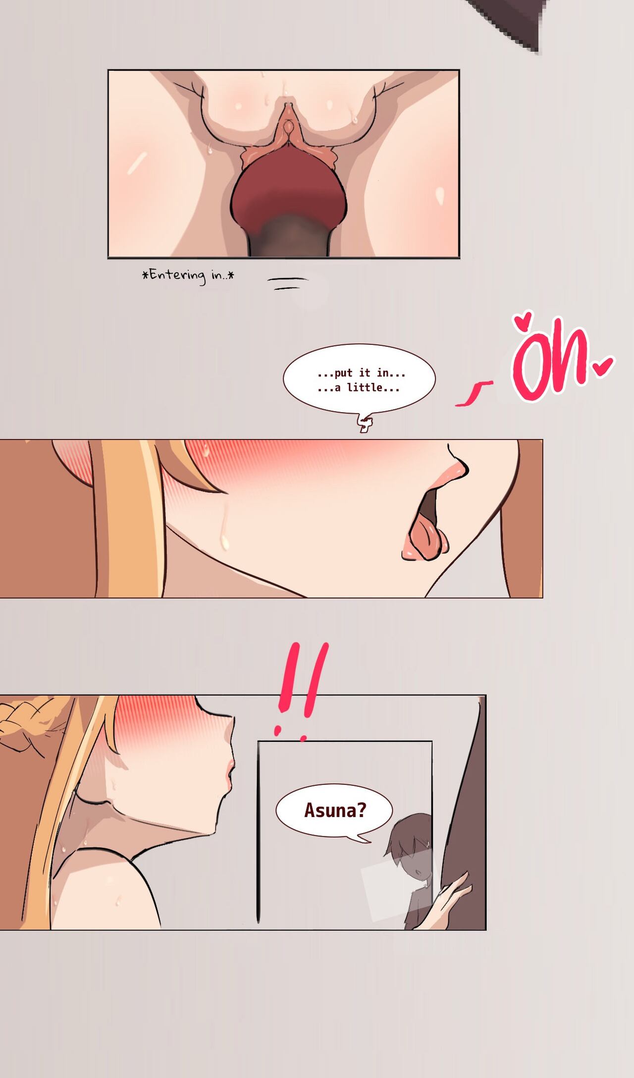 Kirito's visual bug in SAO page 23