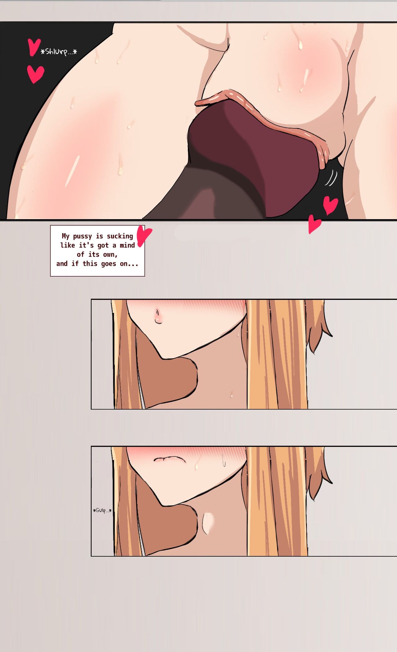 Kirito's visual bug in SAO page 28