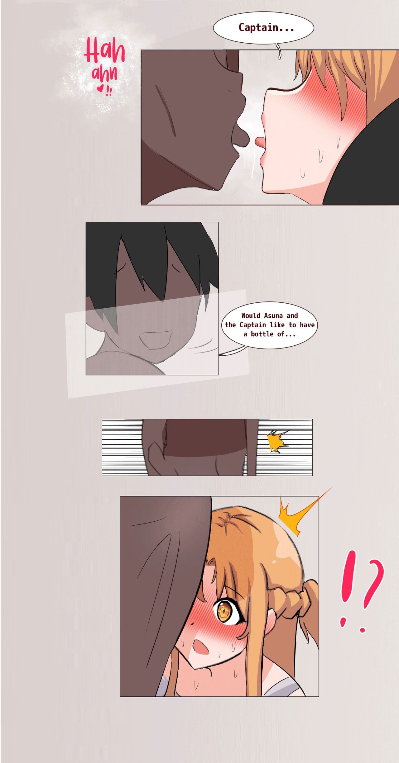 Kirito's visual bug in SAO page 34
