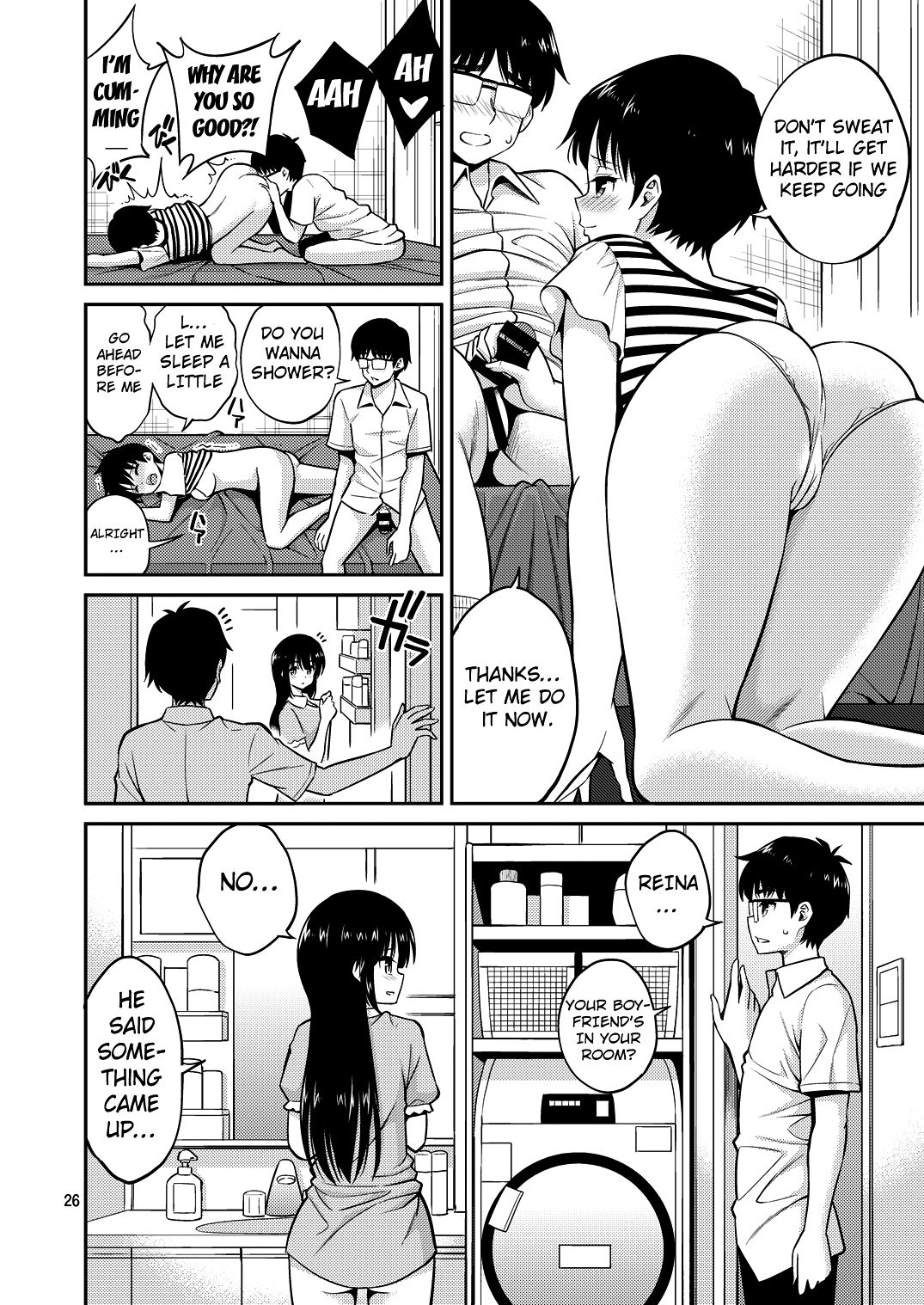 Kissing in the House with Little Sister page 26