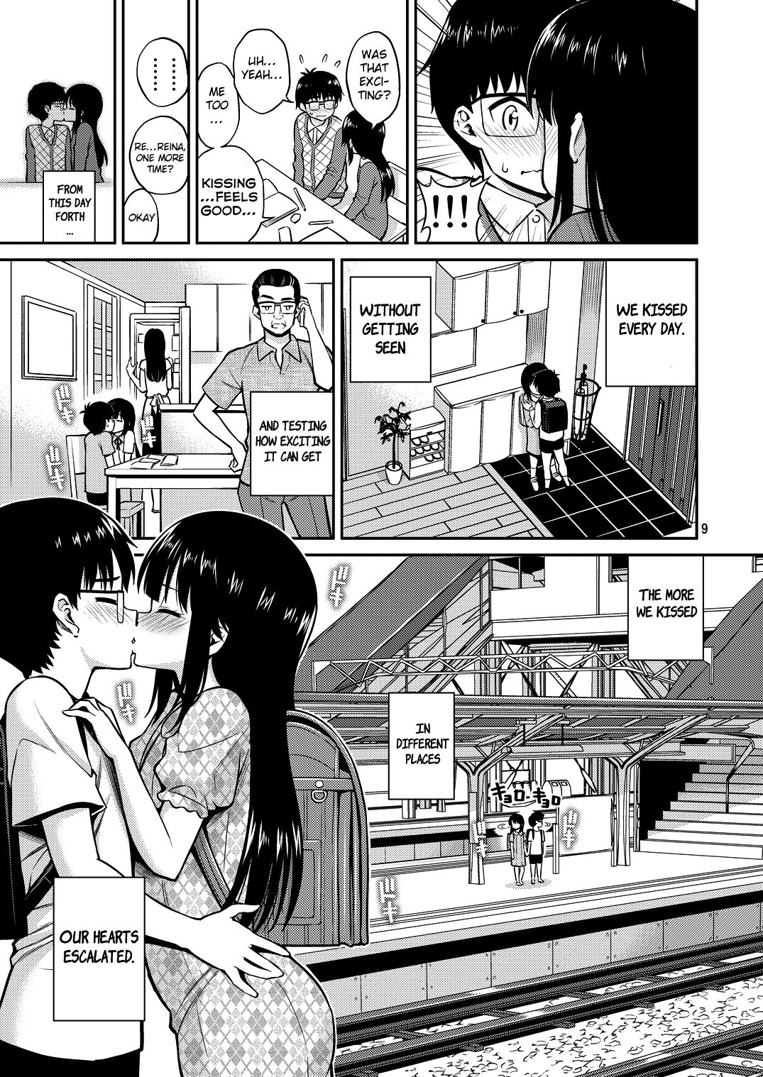 Kissing in the House with Little Sister page 9