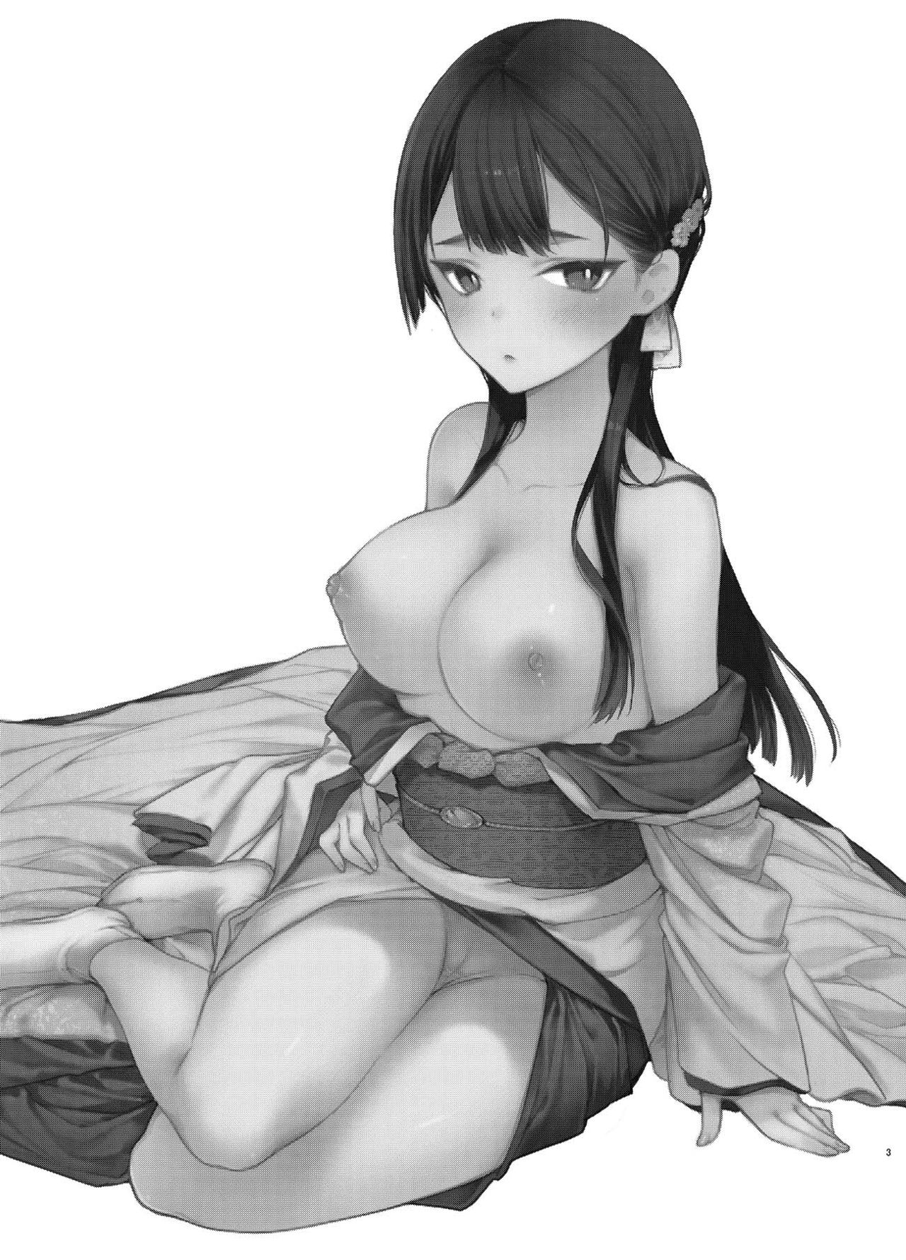 Kitsume na Kimono Niizuma to Kyoukotoba Ecchi page 3