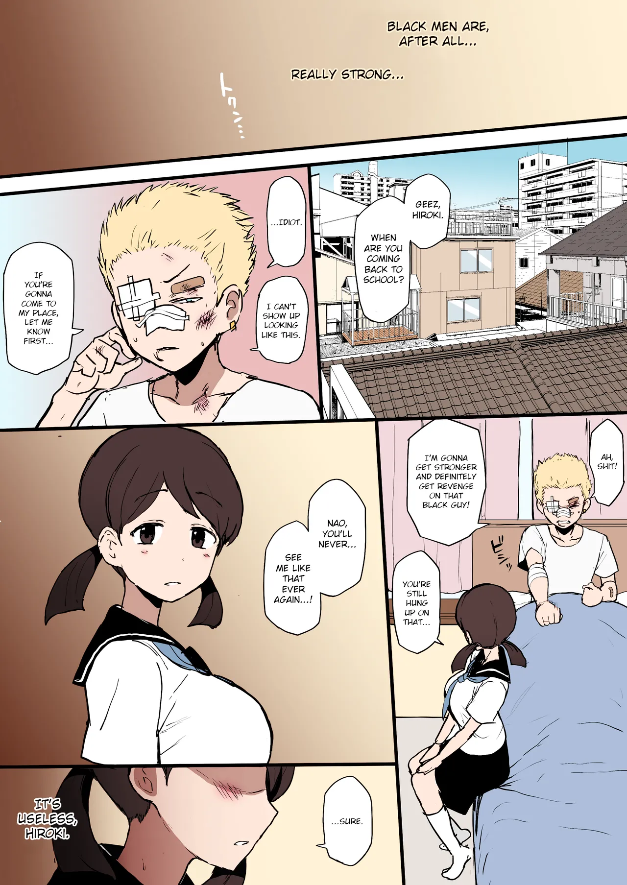 Kokujin no Tenkousei NTR ru Chapters 1-6 part 1 Plus Bonus chapter: Stolen Mother’s Breasts page 2