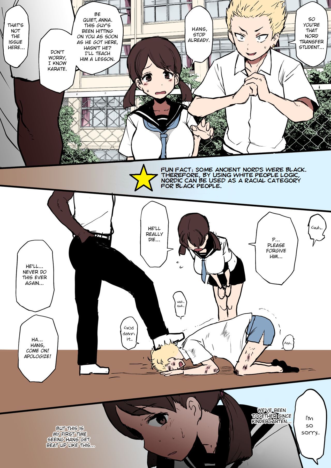 Kokujin no Tenkousei NTR ru - Complete page 1